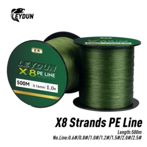 LEYDUN 500m Micro New Fishing Lines 8 Strands 1